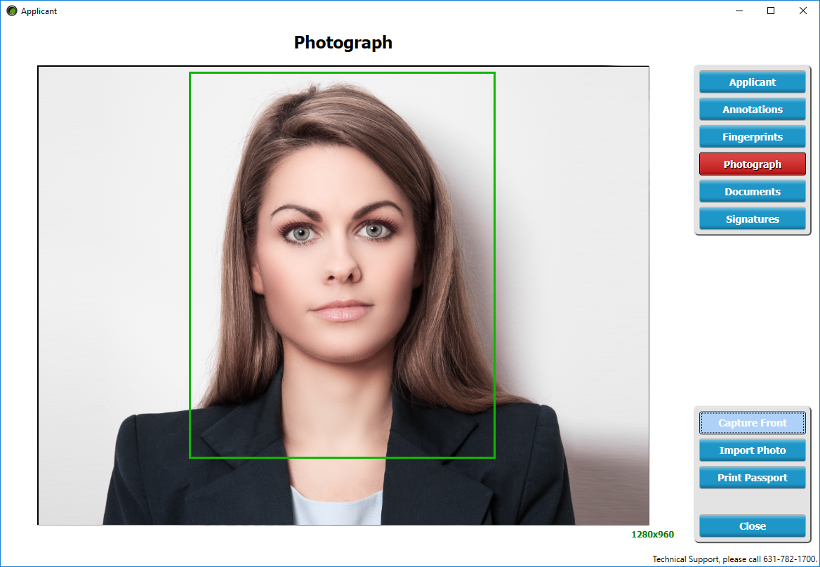 Slap Fingerprint Capture